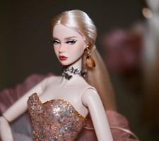 OOAK Vampire style integrity toys Repaint Poppy Parker Custom Art Doll Head