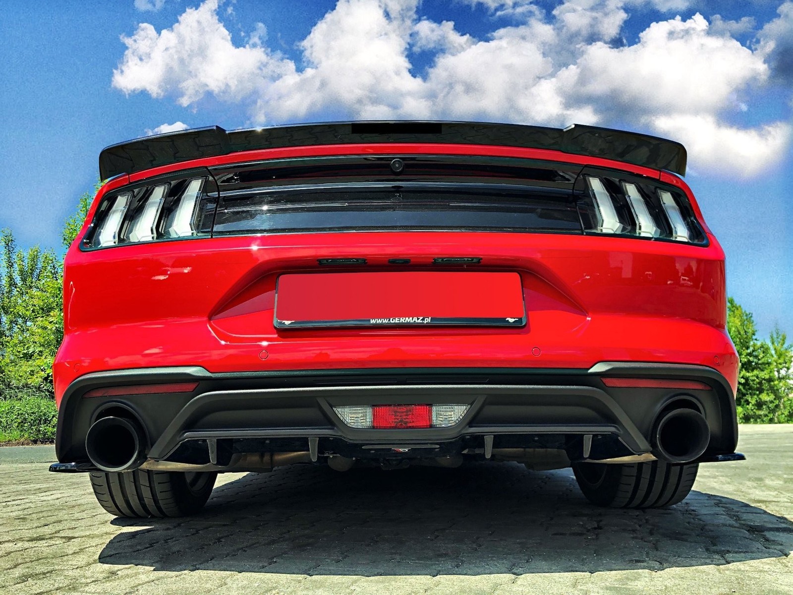 Diffuseur Arrière Complet Maxton Mustang Mk6 Facelift Finition Premium