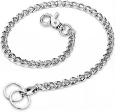 Wallet Chain, Anti-Lost Wallet Chains for Men, Heavy Duty Long Jean Pocket Chain