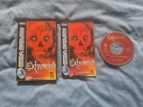 Sega Saturn PAL Exhumed Game Complete with Manual Some Wear On Box
