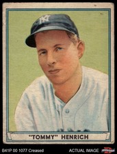 1941 Play Ball #39 Tommy Henrich Yankees 2 - GOOD