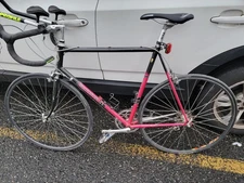 Vintage Marinoni special model Pink Black road bike Please Read