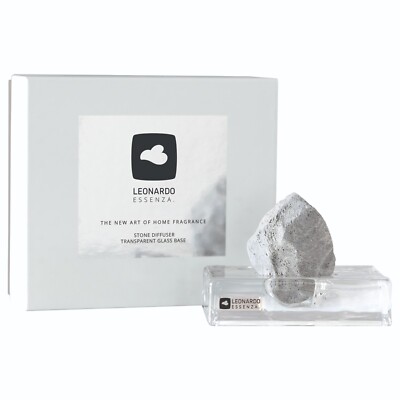 Leonardo Essenza Stone Keramikstein Diffuser auf Glassockel Transparent