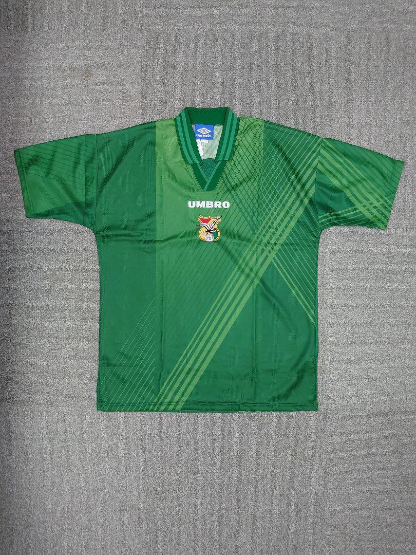 Vintage Bolivia 1996/97 Home Size L Umbro Soccer Jersey Official