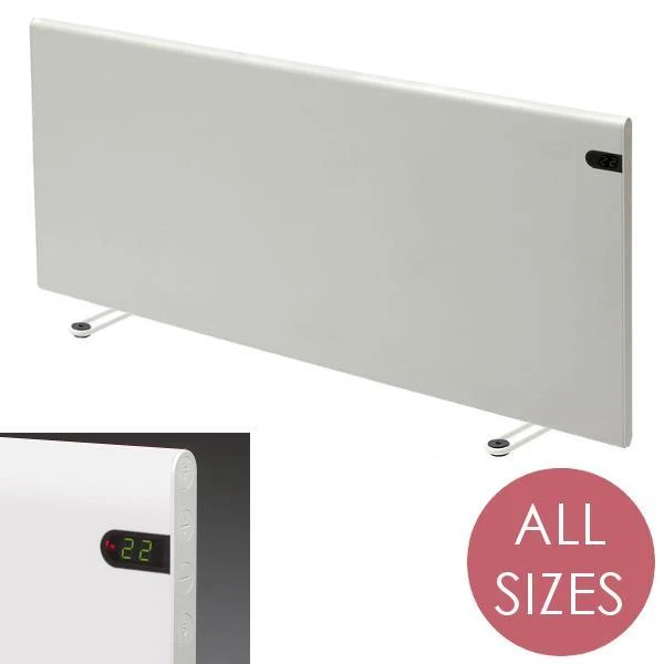 Adax Neo White Portable Electric Heater + Timer. Modern Panel Convector  Radiator | eBay