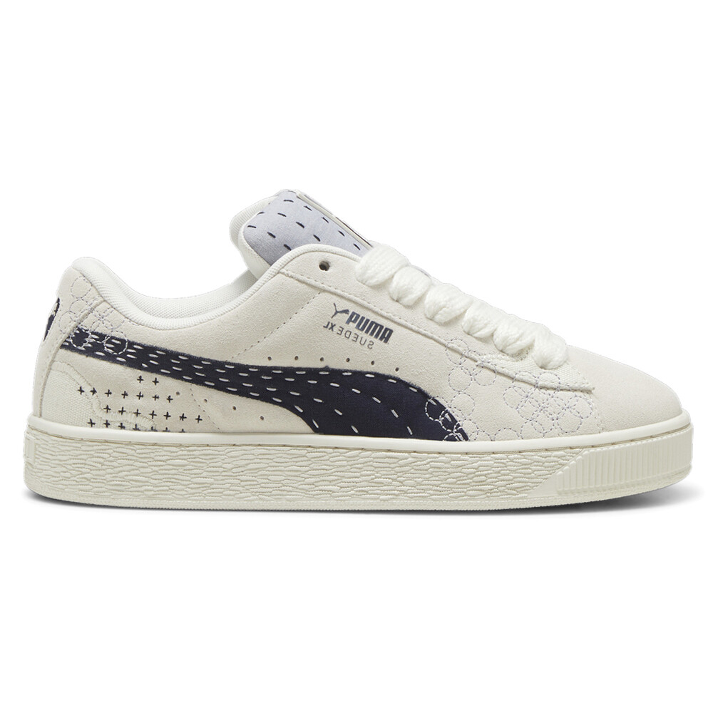 Мужские белоснежные кроссовки Puma Suede Xl Skate на шнуровке Повседневная обувь 39577702