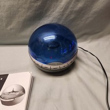 Sharper Image Info Globe Scrolling Caller ID Clock Calendar WI701