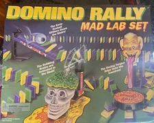 Domino Rally Mad Lab Set 1996 Dominos  Sealed unopened parts