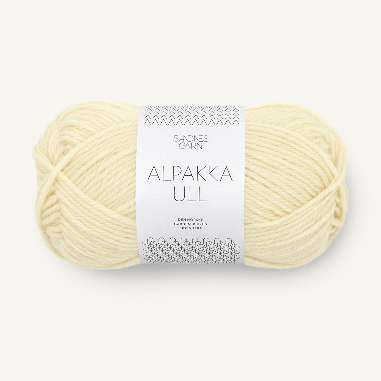 Alpaca Wool by Sandnes Garn - Lemon Icing (2009) - 50 g / approx. 100 m Yarn