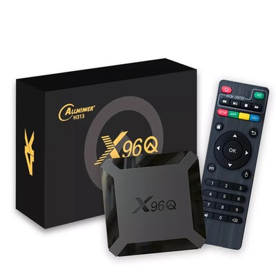 2025 X96Q Android TV Box 10 Allwinner Quad-Core YouTube + Apps 4K  2GB-16GB