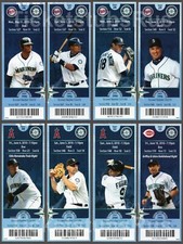 2010 MLB SEATTLE MARINERS Season Ticket Stub MINT Ken Griffey Jr & Ichiro Suzuki