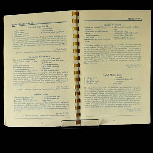 South Carolina First Lady Cook Book Recipes Palmetto Celebrations Vintage 1988 - Picture 22 of 23