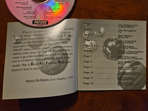 nm! 1995 FLIPSIDE RAFR COMPILATION 24 TRACKS FLIP 69 ALT INDIE PUNK ROCK - Picture 3 of 10