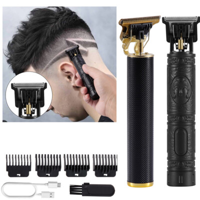 Electric Pro T-Blade Cordless Trimmer Wireless Portable Hair Clipper Gift