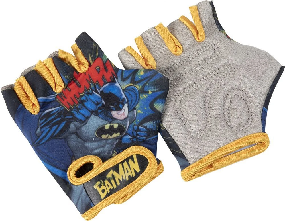 Pareja Guantes Bici Niño Batman Hombre Murciélago Sin Dita DC COMICS