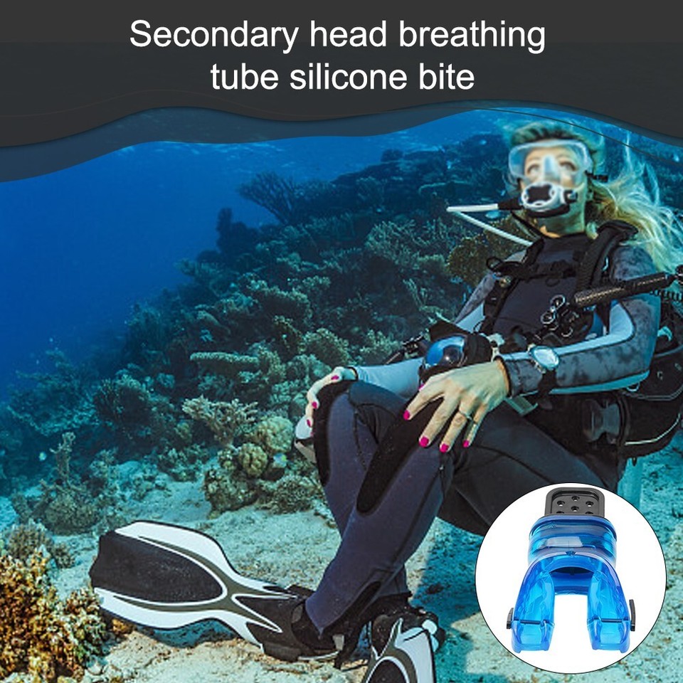 Non Toxic BPA Free Snorkel Regulator Diving Mouthpiece with Moldable