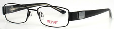 ESPRIT ET9367 538 Black Womens Rectangle Full Rim Eyeglasses 50-17-135 B:28