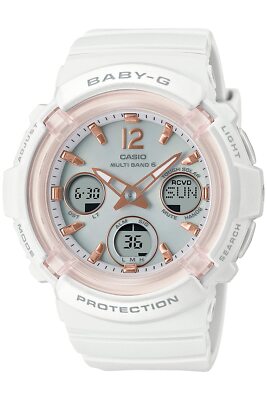 Casio BGA-2800-7AJF Baby-G Radio Wave Solar Watch 10 ATM White