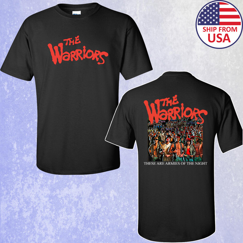 Warriors Movie Mens Black T-Shirt S-5XL Classic Film Tee  