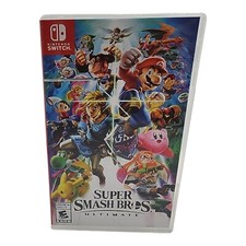 Super Smash Bros Ultimate Nintendo Switch REPLACEMENT Case ONLY - NO GAME