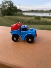 VINTAGE TRANSFORMER Gobot HASBRO TAKARA JAPAN ROBOT Red & Blue Truck Vehicle