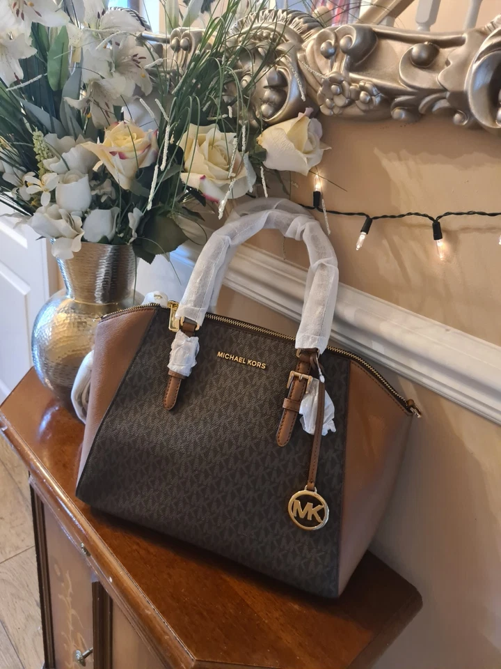 Michael Kors Brown Signature Ciara Bag "BNWT" - Image 2 of 4