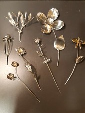 6 Fiori + Ramo Ulivo Argento 800/925