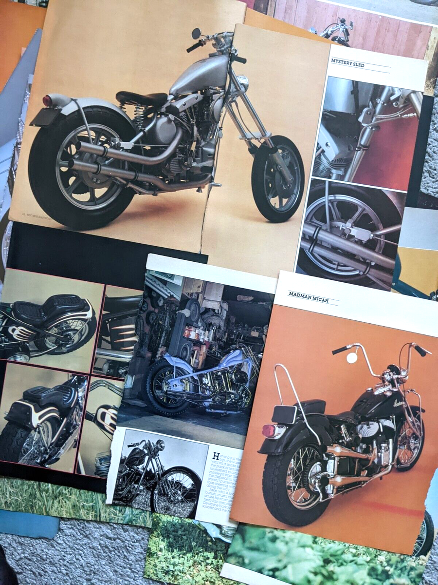 VTG 70s EASYRIDERS MOTORCYCLE CHOPPER MAGAZINE HARLEY COLOR