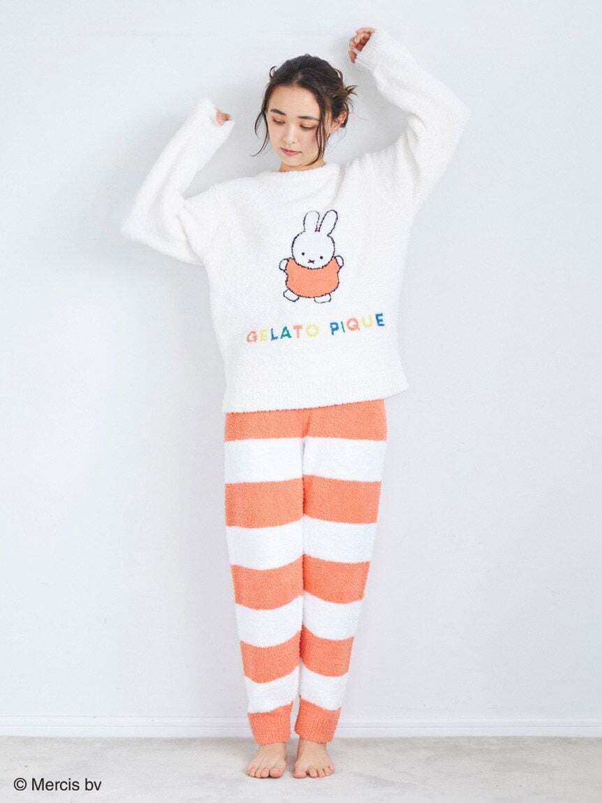 Gelato Pique Dick Bruna Miffy PAJAMA Pullover Long Pants Set