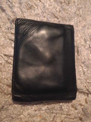 Belsac Herren Leder Geldbörse Schwarz Karte Münzgeldscheine - Bild 4 von 6