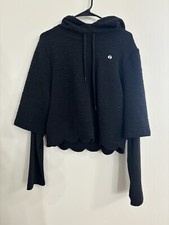 Thrive Societe Scalloped Hoodie Slightly Cropped