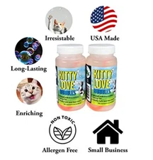 Kitty Love Bubbles-Scented Bubbles for Cats