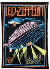 Led Zeppelin Rock Music Embroidered Iron on Patch Applique