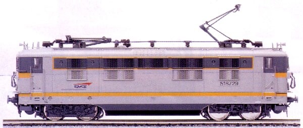 Locomotive BB 16729 Vitrains résolvez vos problèmes de traction sur circuit HO 1/87 livrée Béton