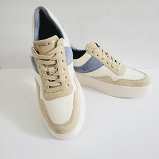 Vince Warren Court Leather Sneakers Size 7.5