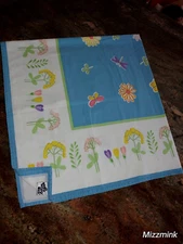 The Company Store Cotton Floral & Butterflies Square Tablecloth 48x51"