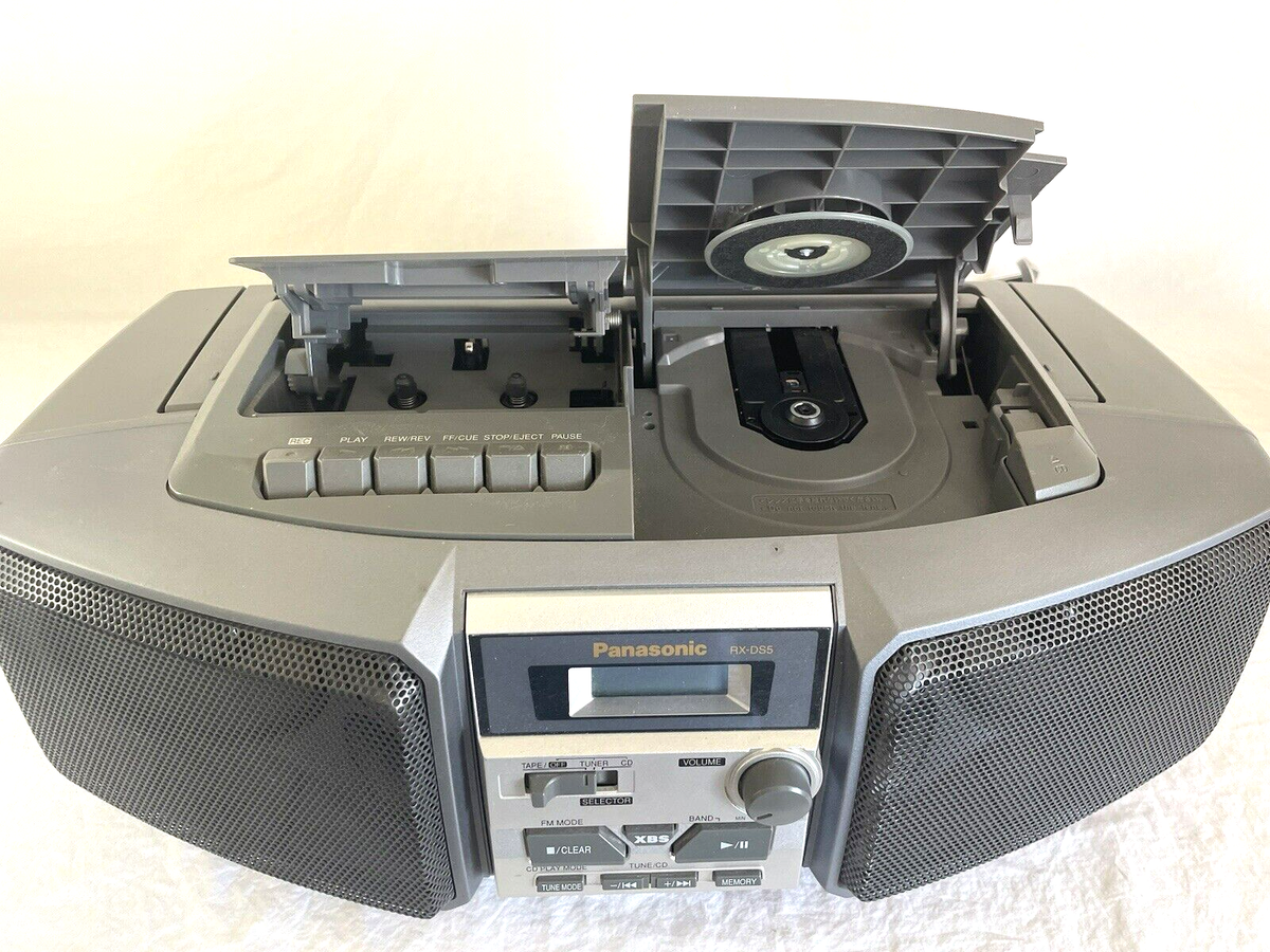 パナソニック CDラジオカセット シルバー RX-ED57-S その他 Panasonic