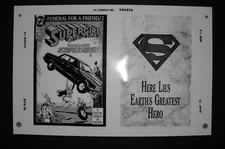 Original Production Art SUPERGIRL IN ACTION COMICS #685 cover, JACKSON GUICE art