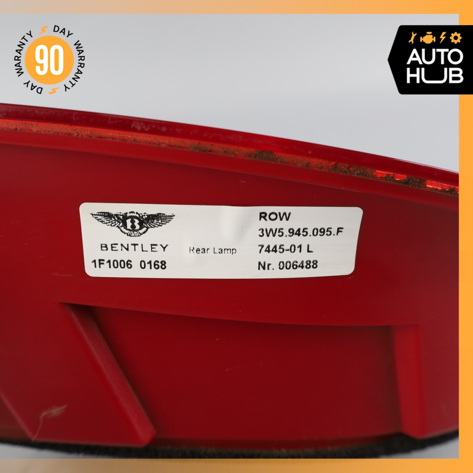 06-13 Bentley Continental Flying Spur Left Tail Light Lamp OEM FOR PARTS ONLY