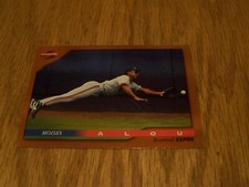 MOISES ALOU  1996   SCORE DUGOUT COLLECTION  BASEBALL CARD # 61