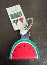 Aldi Gear WATERMELON Quarter Keeper Coin Holder Clip Keychain Spring 2025 *NWT*