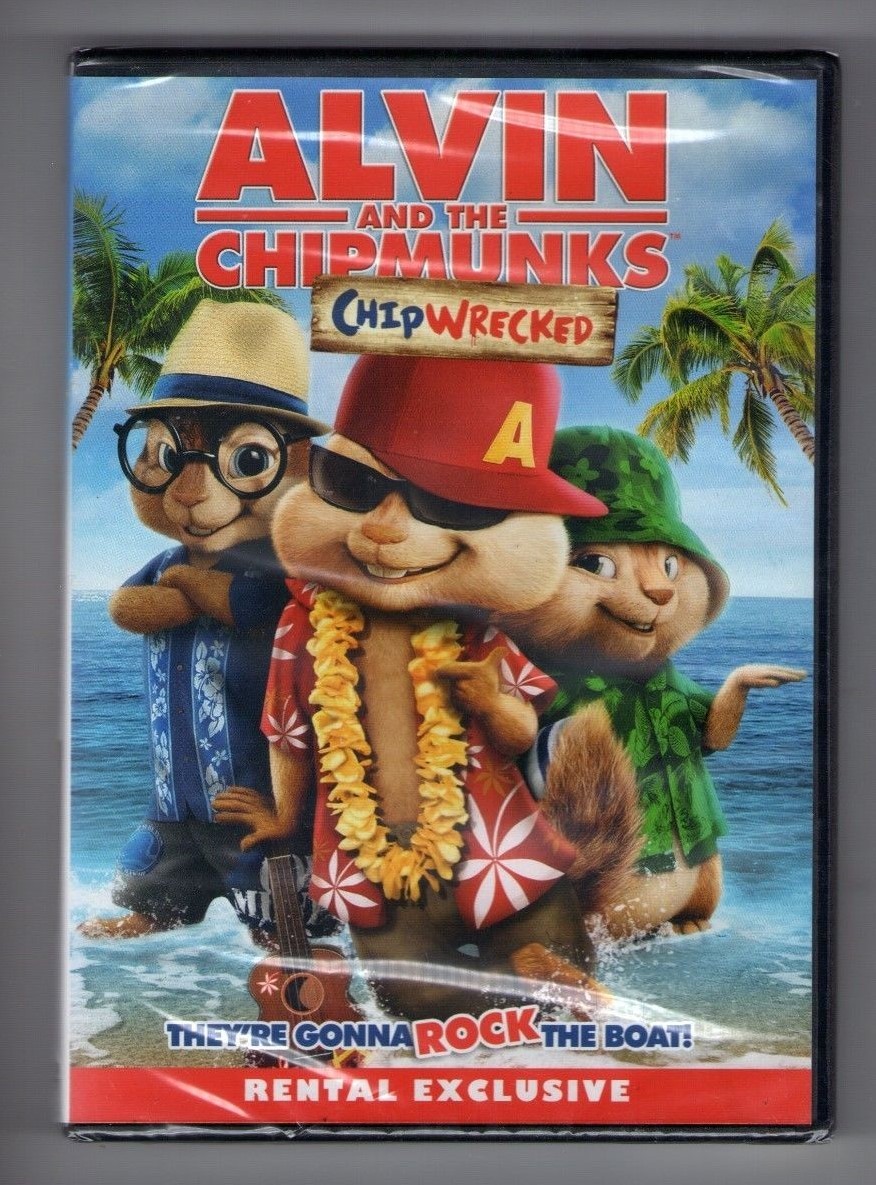 ALVIN AND THE CHIPMUNKS CHIPWRECKED new dvd JASON LEE JENNY SLATE