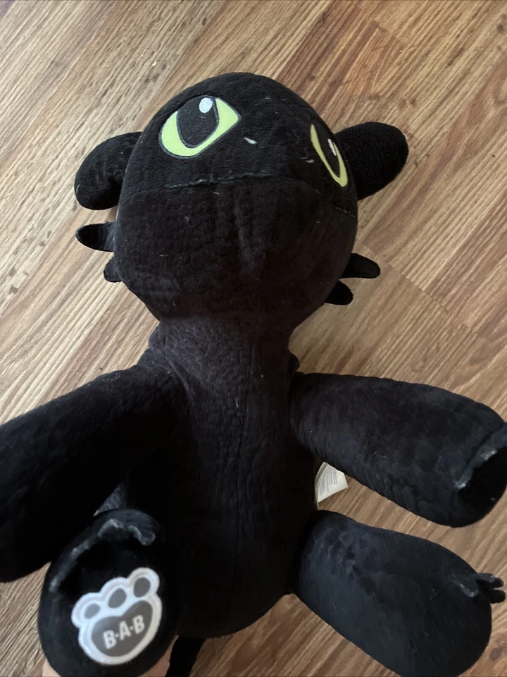 Juguete de peluche Build A Bear Toothless Cómo entrenar a tu dragón Dreamworks Foto 2 de 4