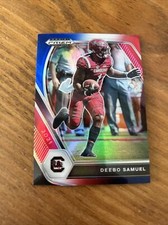 2021  Panini Prizm Draft Picks Collegiate #69 Deebo Samuel Red White Blue Prizm
