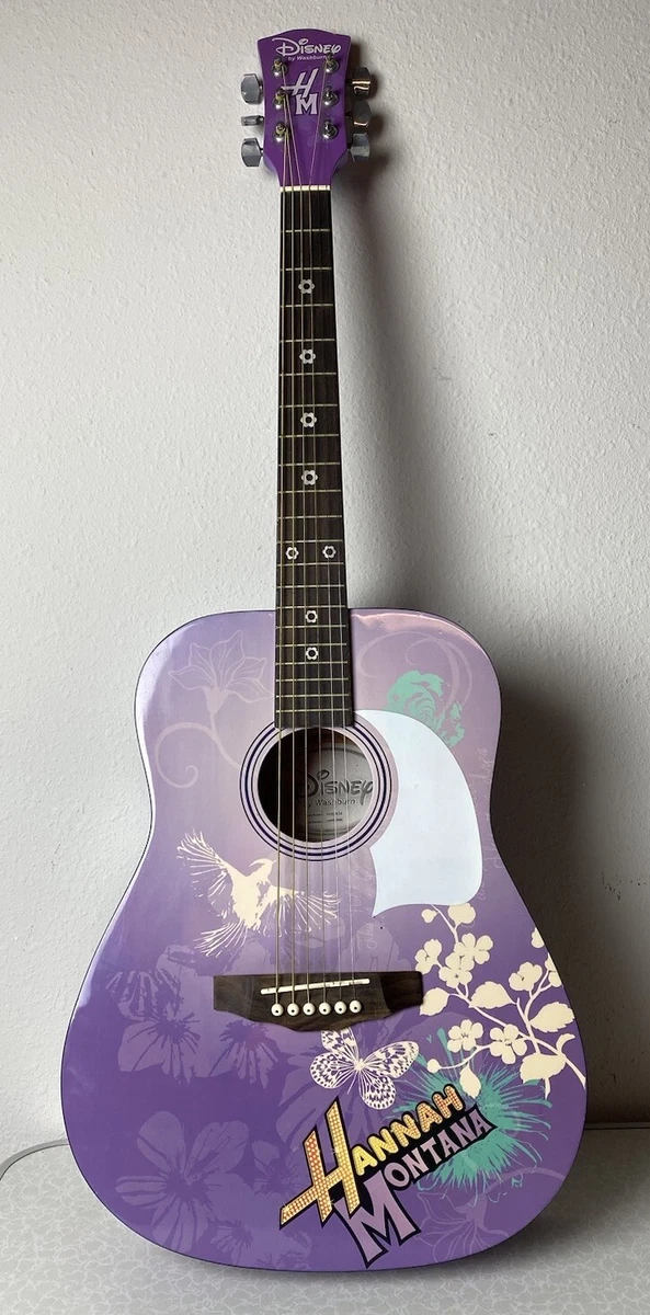Disney By Washburn Purple Hannah Montana 3 4 Acoustic Guitar HMDA34