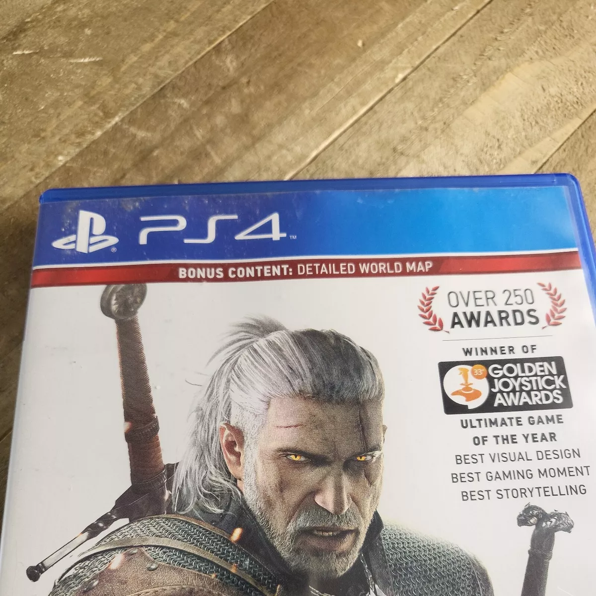 THE WITCHER WILD HUNT 3 FOR PS4 (W/ MAP)