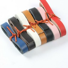 60CM Genuine Leather Strap Strip Belt Tape Trim 1.5CM Width Bag Leathercraft