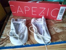 Capezio Child Full Sole Daisy 205X White Ballet Shoes, Toddler 7M New in Box