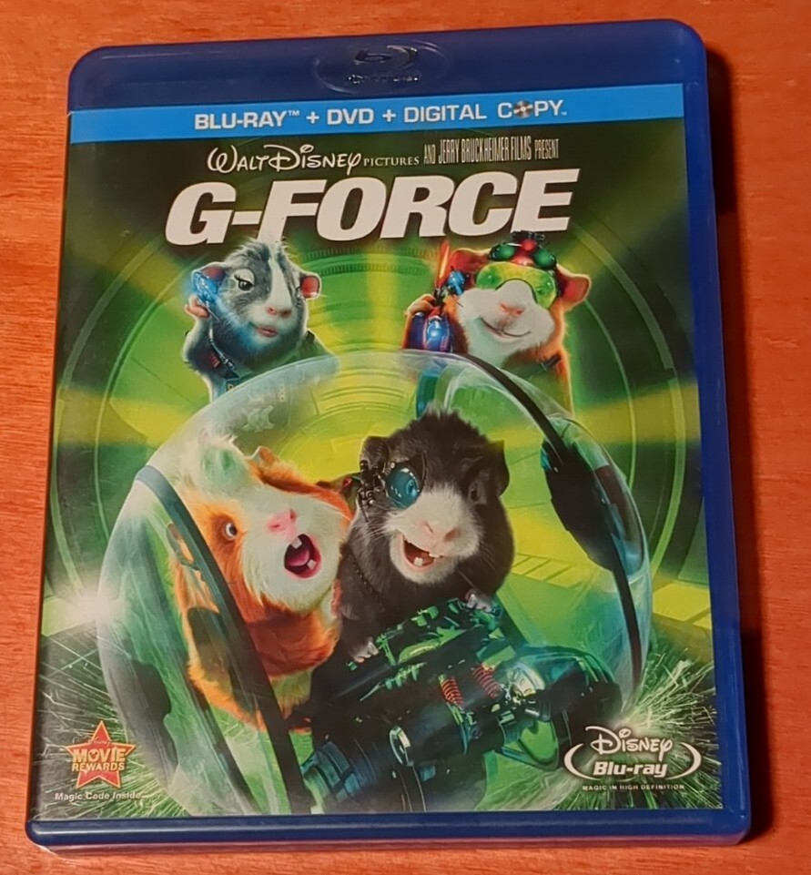G-force Blu-ray Bill Nighy Will Arnett Zach Galifianakis Nicolas