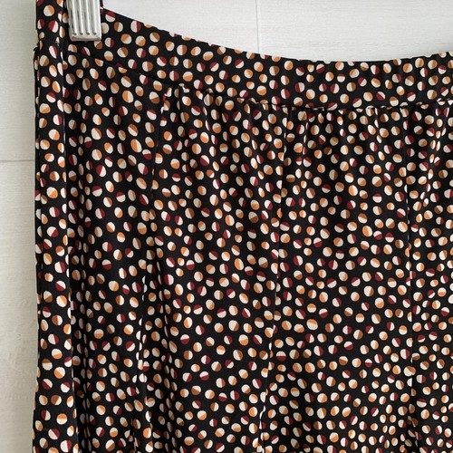 NWT Philosophy - Black scattered dots stretch pull on skirt L - Picture 3 of 5